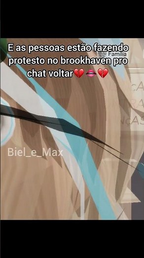 People are protesting in Brookhaven to get the chat back 🚨💔👄💔 | #roblox #memes #brookhaven #chat