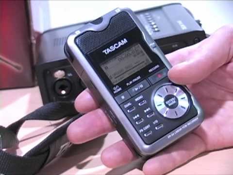 TASCAM DR-2d Winter NAMM 2010 Demo