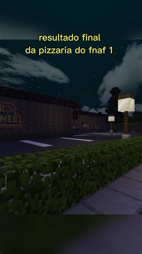 I made the FNAF 1 pizzeria in Minecraft!!! #shorts