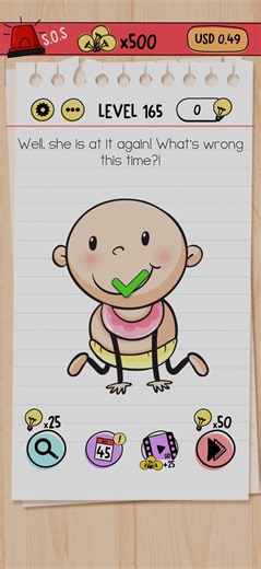 Brain test level 165