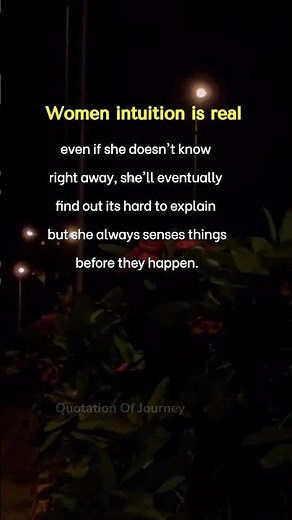 "She Always Knows 💫👀 Trust Women’s Intuition 🔮 #TruthVibes"