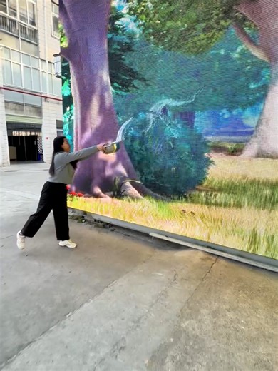 How Waterproof Is This Outdoor LED Screen? Let’s Test It#outdoorled #leddisplay #yuchip