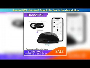 BroadLink RM4 Pro Version Wireless Universal Remote Hub with HTS2 Temp and Humidity Sensor Smart