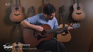 Built to offer premium acoustic tone and great value in equal measure, the American Dream Series features all-solid tonewoods and V-Class bracing. The Taylor Guitars AD27e, made with solid sapele back and sides paired with a mahogany top, boasts a rich midrange response, warm lows, and enough power and sustain for virtually any musical situation. Learn More: https://www.taylorguitars.com/guitars/acoustic/ad27e | Premier Guitar