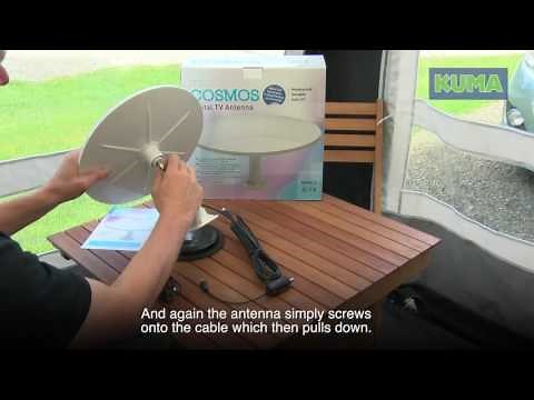 Kuma Magnetic TV Aerial Setup Guide Caravan| Omni Directional Antenna Setup for Motorhome