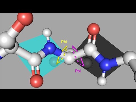 how to calculate dihedral angles of a protein