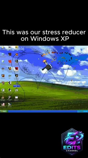 This Was Our Stress Reducer On Windows XP |