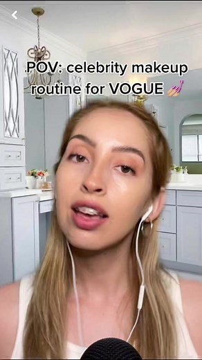 Celebrity Vogue Makeup Routine ASMR Roleplay