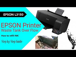 Epson L3150 Ink Overflow Fix | Step-by-Step Cleaning & Refilling Tutorial ‪@khbtech‬