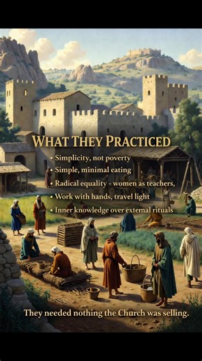 The Cathars, what the church erased. The Book of the Two Principles (Liber de duobus principiis): The longest surviving Cathar text, likely written in the 13th century by the Italian Cathar John of Lugio. It provides a sophisticated philosophical defense of their dualistic worldviews. The Gospel of the Secret Supper (Interrogatio Iohannis): An apocryphal text (inherited from the Bogomils) framed as a series of questions asked by John the Evangelist to Jesus about the nature of the world and the 