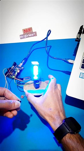 make craft with Arduino and servo and led #stem #Arduino