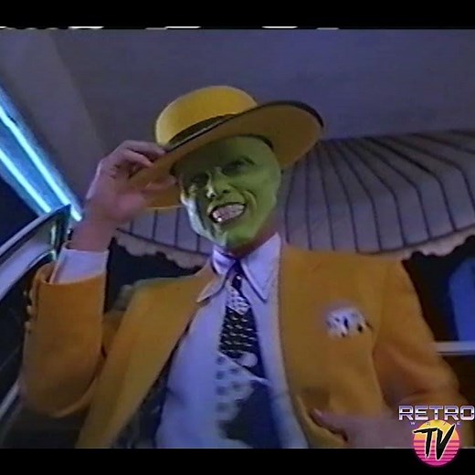 The Mask 1994 Stretch Limo Scene list club VHS Capture #Retrowave #RetrowaveTV