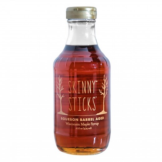 Bourbon Barrel aged Maple Syrup, Handcrafted in Wisconsin.