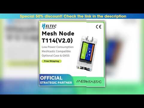Heltec T114 V2 Meshtastic Tracker Nordic nRF52840 SX1262 GPS LoRaWAN LoRa Arduino Positioning