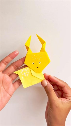 Wow! How to make a paper deer 🦌 | anyone can try this #shorts
