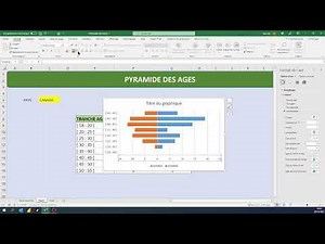 COMMENT FAIRE UNE PYRAMIDE DES AGES SUR EXCEL