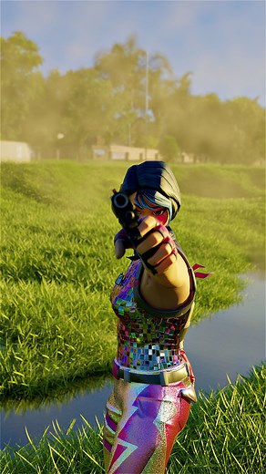 She's badass🤭 #drllama_ #fortnite