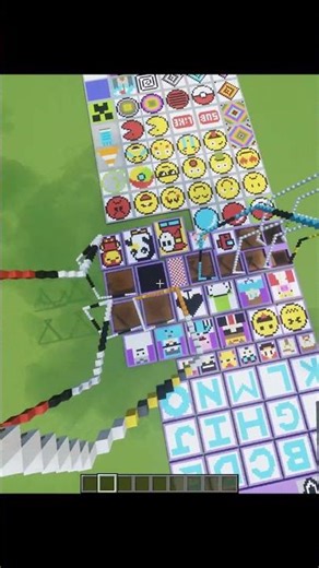 Satisfying Sand Art In Minecraft ! Minecraft Skill #shorts #gaming #minecraft