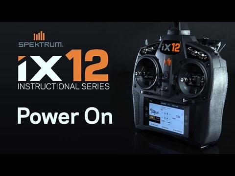 Spektrum iX12 Instructional Series – Powering on the Spektrum iX12
