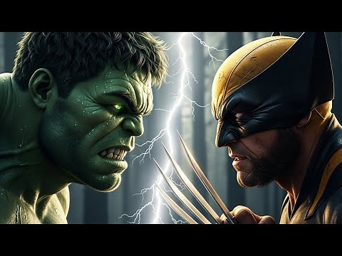 Hulk vs Wolverine | Epic Cinematic Fight Scene (4K Ultra Realistic)”