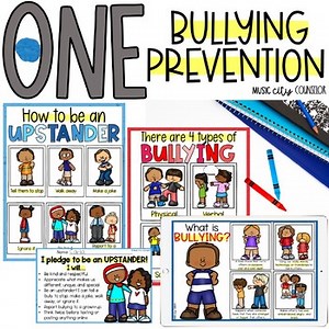 One by Kathryn Otoshi Bullying Prevention Upstanders Digital & Printable
