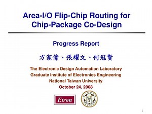 Area-I/O Flip-Chip Routing for Chip-Package Co-Design - SlideServe