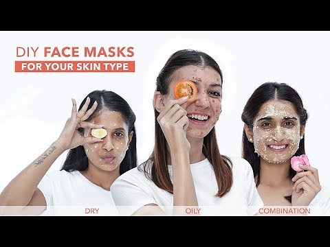 DIY Face Masks For All Skin Types | DRY, OILY & COMBINATION SKIN!