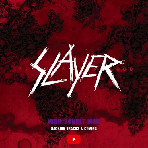 Slayer - Americon (Backing Track) No Vox No Guitar *CLIP* Full Video Attached