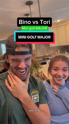 Tori VS bino mini golf major👀 #golftok | golf