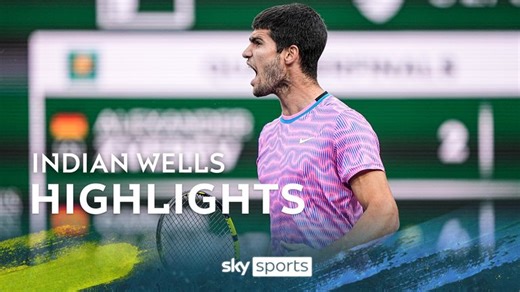 Carlos Alcaraz vs Alexander Zverev | Indian Wells highlights