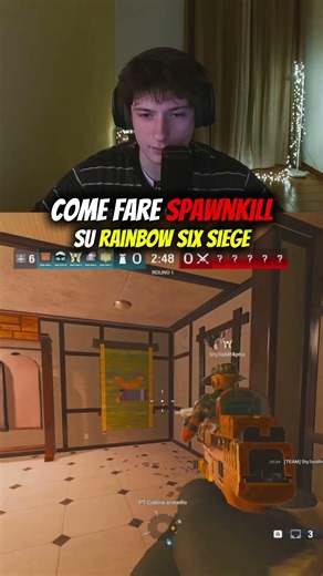 Come fare SPAWNKILL con Valkyrie su Rainbow Six Siege #rainbowsixsiegeitalia #shorts