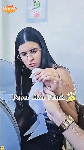 Paper man 👨 prank 😈🤣#funny #funnyvideos #prank #youtube #happy #funnymoments #haha
