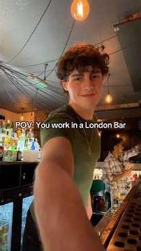couldn’t believe this 😭 #fyp #bartender #london #pov