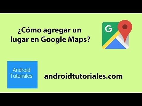 How do I add a place to Google Maps?