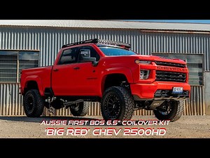 BIG RED 2500HD - BDS Coilover Conversion 6.5" Lift