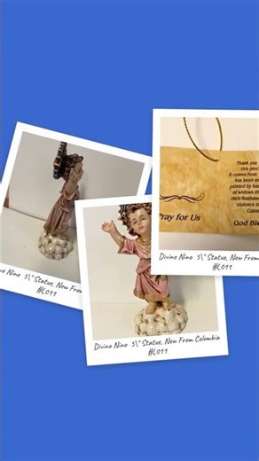 Best-seller: Divino Nino 5" Statue, New From Colombia #L011