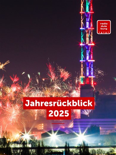 Das war 2025! 😊 Es gab natürlich noch tausende andere Geschichten in unserer Stadt! Am liebsten sind uns EURE! 😊 Was waren eure Highlights? 😍 #radioduisburg #duisburg #recap #2025 #jahresrückblick