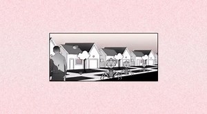 Meanwhile... a story in a story at the Prada Menswear show. LIVE stream on Sunday, June 18 - 6:00 pm CEST Milan time. #PradaSS18 bit.ly/2sAPu9c | Prada