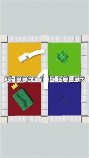 Pick The Safe Color... 😲 #minecraft #shorts