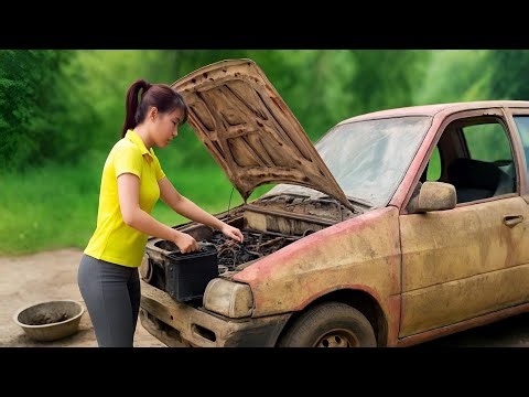 She Found an Old Car Hidden in the Forest — The Result Will Shock You!