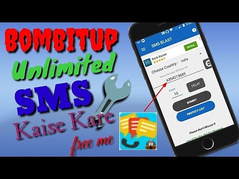 BOMBitUP | Unlimited Sms Bomber | Send Fake OTP Messages | Bomb it 2024