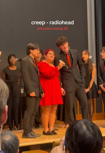 Creep at Night of Mixed Company! OPB: @Radiohead Soloists: Amelia, Blesson, and Simon #fyp #creep #acapella #glee #pitchperfect