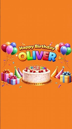 Happy Birthday Oliver 🎉 Happy Birthday Song for Oliver