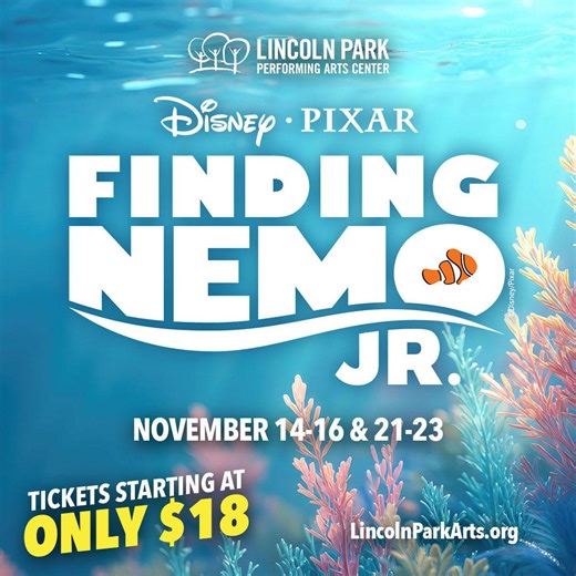 Lincoln Park Performing Arts Center presents 'Finding Nemo Jr.' this month