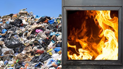 What's worse, burning plastic or sending it to a landfill?