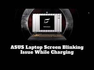 ASUS Laptop Screen Blinking When Charger Plugged In | Fixed in Minutes