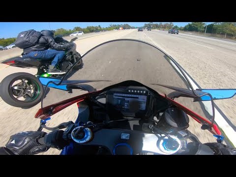 Honda Fireblade vs Ninja H2