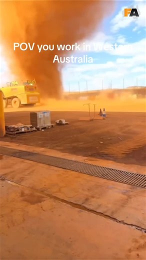 FIFO Australia on Instagram: "Dust devils are common on FIFO mine sites across Australia where extreme heat and open ground create sudden spinning columns of dust. They can appear without warning and throw debris reduce visibility and affect vehicle control. 🔥💯 They might look harmless but they are not. Keep clear stay alert and respect the conditions of the outback. 🚫 📸 dayn1___"