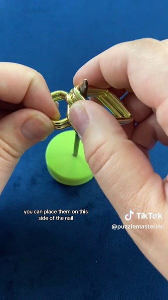 Balancing Six Diamonds on a Nail Puzzle