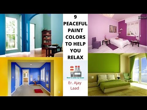 9 Peaceful Paint Colors to Help You Relax Stress | Interior Design Color Selection Tip | Paint Color